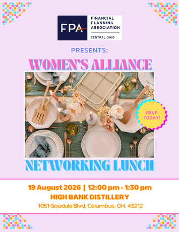 Women's Alliance - August 19th Flyer