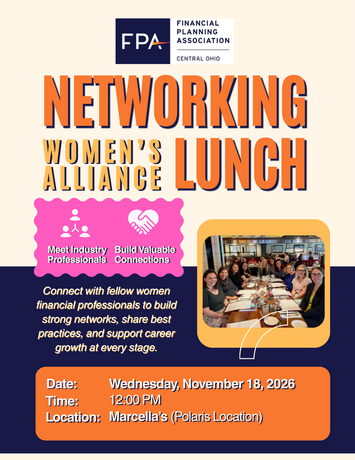 FPA Women's Alliance 11/18 Networking Lunch v2
